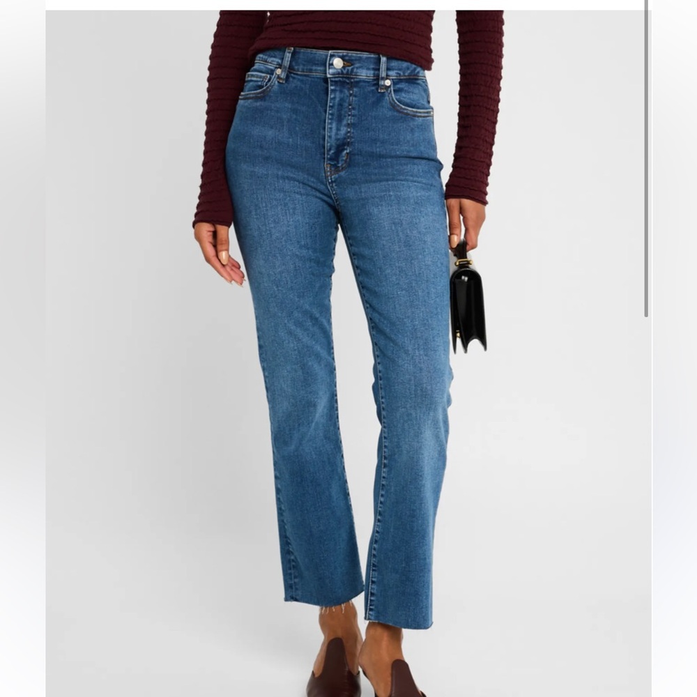 Frame, Le High Straight Raw Fray Jeans, size 26, excellent condition